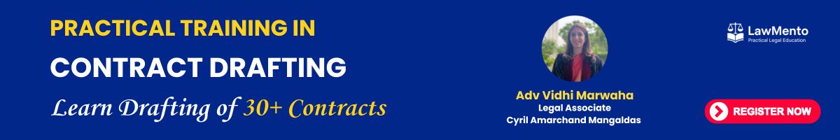 Online Course on Contract Drafting Banner