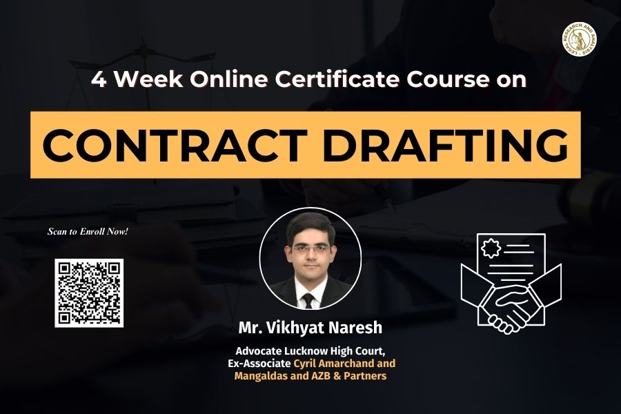 4 Week Online Certificate Course on Contract Drafting by LRA [Get ...