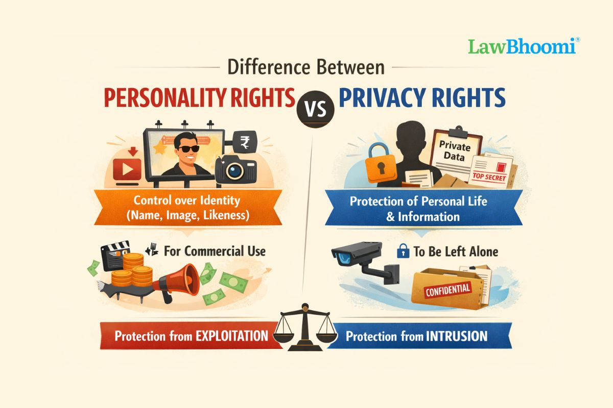 Privacy Personl Rights Difference Between Personality Rights and Privacy Rights