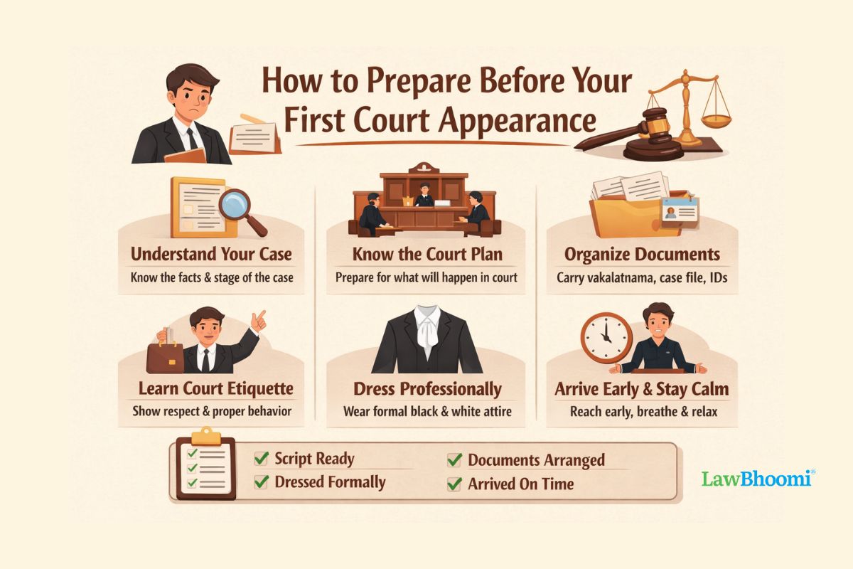How to Prepare Before Your First Court Appearance