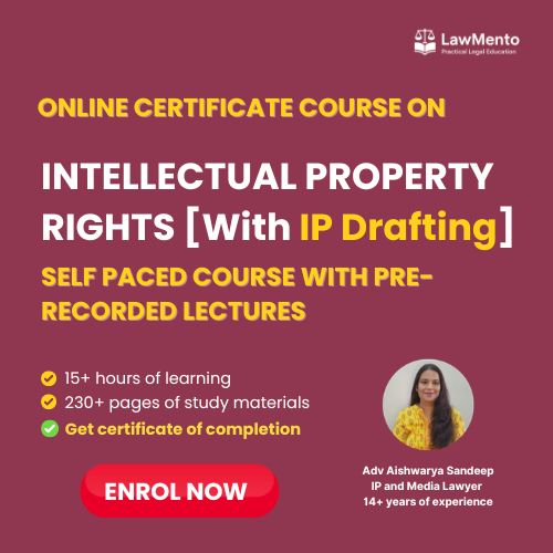 Intellectual Property Rights Course LawMento