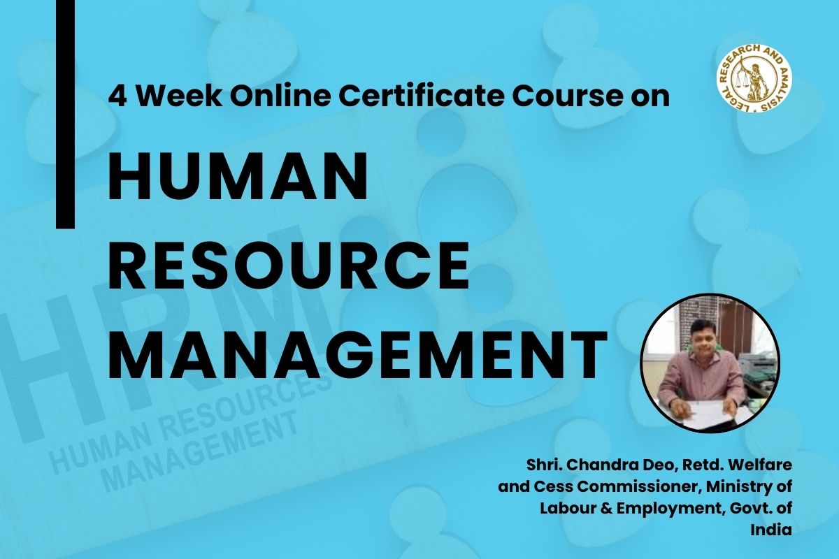 Online Certificate Course on Human Resource Management by LRA: Enrol by ...