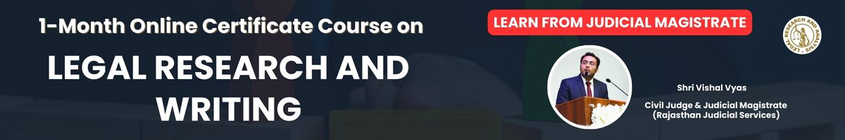 Legal Research and Writing Course