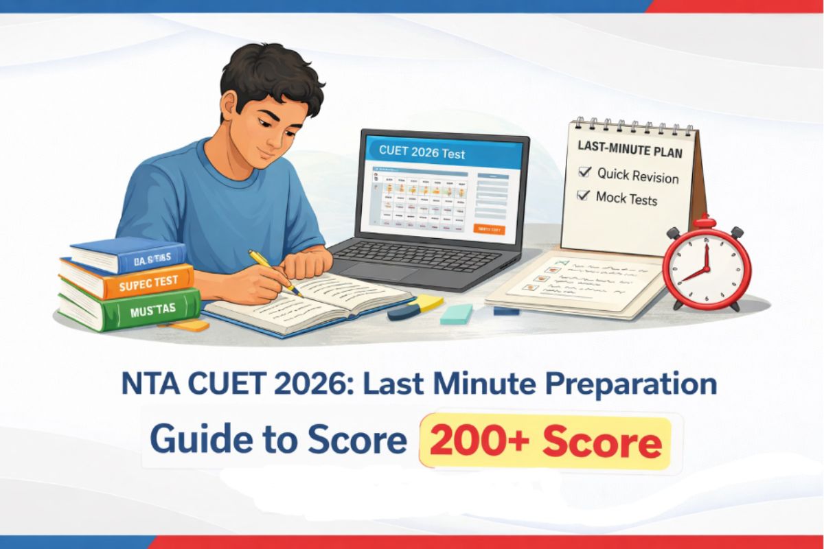 NTA CUET 2026: Last 45 Days Preparation Strategy to Score 200+