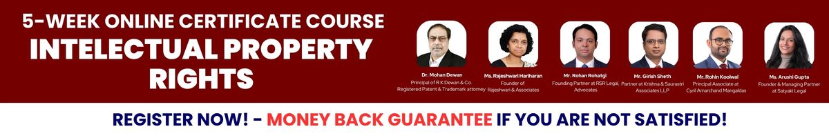 LawLevelup Batch 12 IPR Law Course