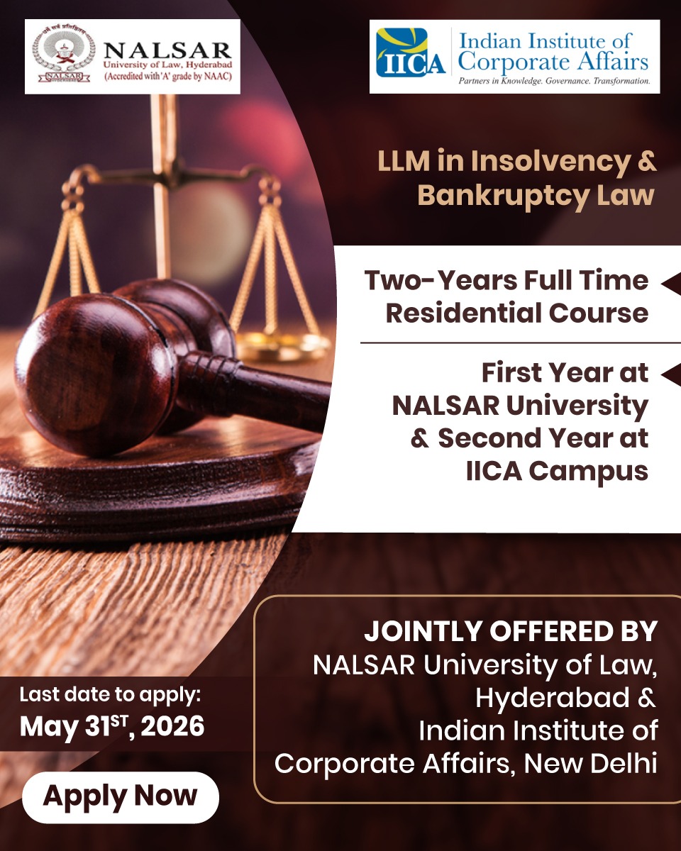NALSAR IICA LLM 2026