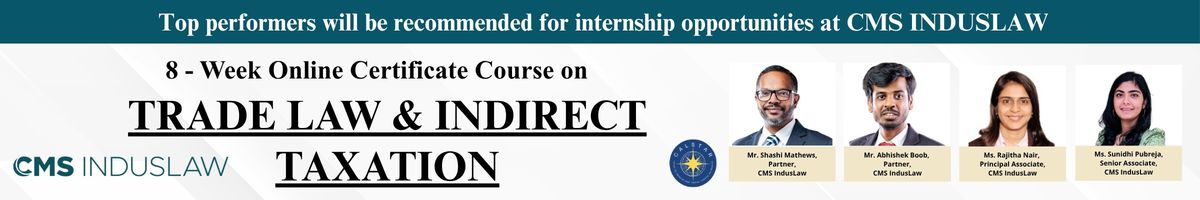 CMS IndusLaw MNLU Mumbai Trade Law Header Banner