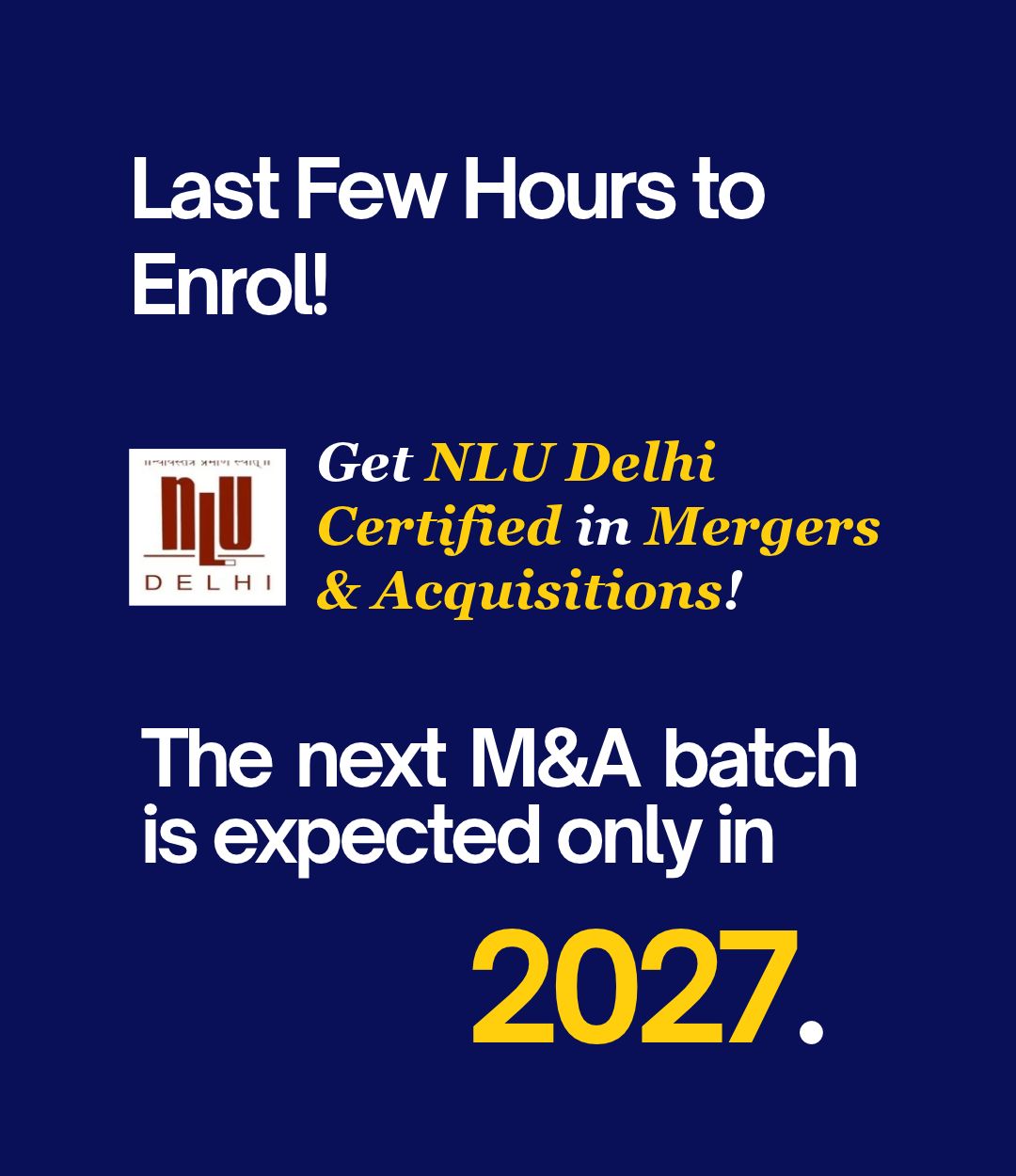 Mergers NLUD Popup 2026