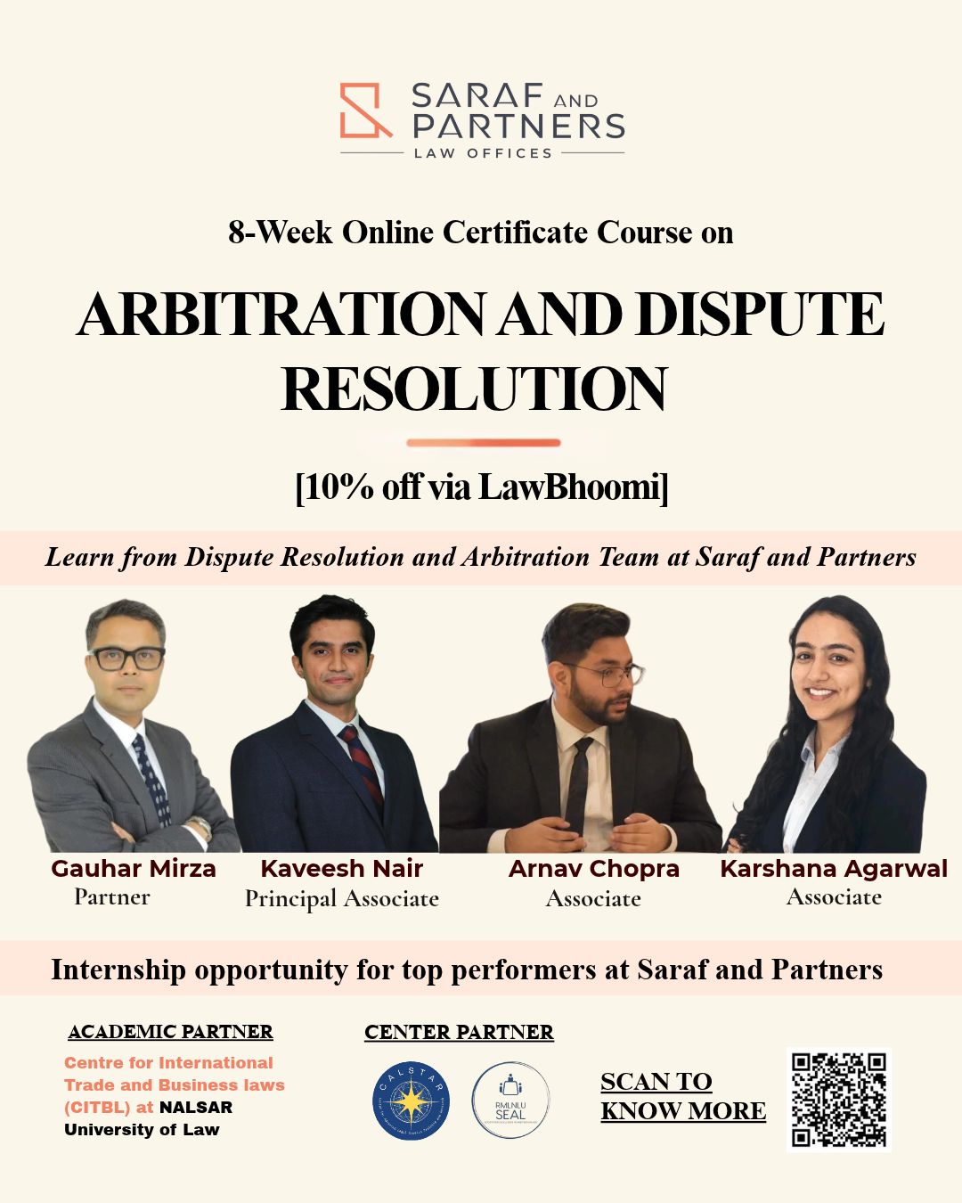 arbitration saraf poster