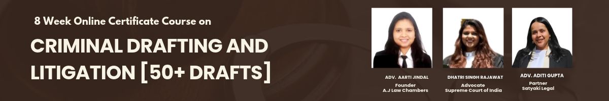 Criminal Drafting Course